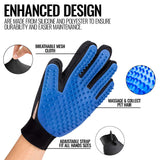 Ultimate Pet Grooming Gloves - Gentle Massage & Fur Removal