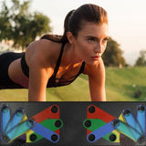 Ultimate 9-in-1 Push Up Rack Board for Men and Women | Complete Fitness Exercise Stand