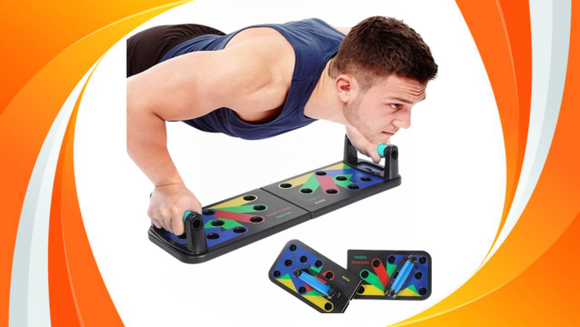 Ultimate 9-in-1 Push Up Rack Board for Men and Women | Complete Fitness Exercise Stand